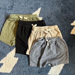 Toddler Basic Color Shorts Haul - Green, Black, Beige, Gray